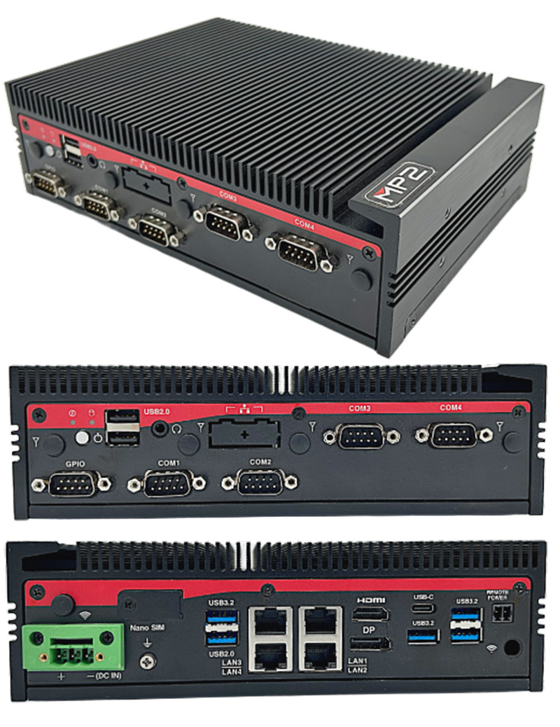 Mitac MP2-10MTS-155U (Intel Meteor Lake-U, Ultra 7 155U, 4x LAN, 5x RS232) <b>[FANLESS]</b>